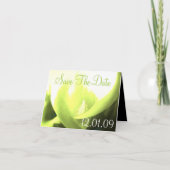 Save the Date Cala Lily - Geel en Groen (Voorkant)