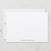 Save The Date Calendrier Budget minimaliste moderne Kraft Chic (Dos)