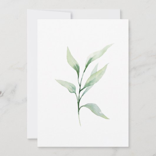 Save The Date Calendrier classique de date de sauvegarde à feuil (Dos)