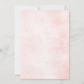 Save The Date Calendrier Épouser Date Bleu Nuit Blush Poussiéreu (Dos)