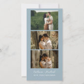 Save The Date Calendrier Mariage Photo cadre bande de cabine Enr (Devant)