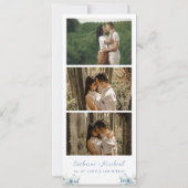 Save The Date Calendrier Mariage Photo cadre de bande de cabine (Devant)