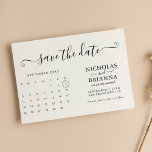 Save The Date Calendrier minimaliste moderne Budget blanc simple<br><div class="desc">Calendrier minimaliste moderne Budget Blanc Simple Enregistrer la date. Personnalisez facilement en remplaçant chaque info. Déplacez le cercle en cliquant plus loin sur la Personnaliser du lien. Vérifiez l'aperçu avant d'ajouter au panier. (Photo de Jonathan Borba de Pexels)</div>