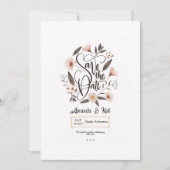 Save the Date Calligrafie Aankondiging (Voorkant)