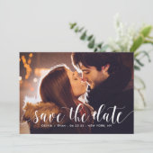 Save The Date Calligraphie | Annonce de mise en garde II (Debout devant)