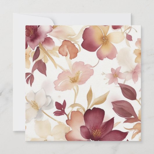 Save The Date Calligraphie de Bourgogne rustique (Dos)