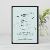 Save The Date {calligraphie} enregistrer la date (Debout devant)