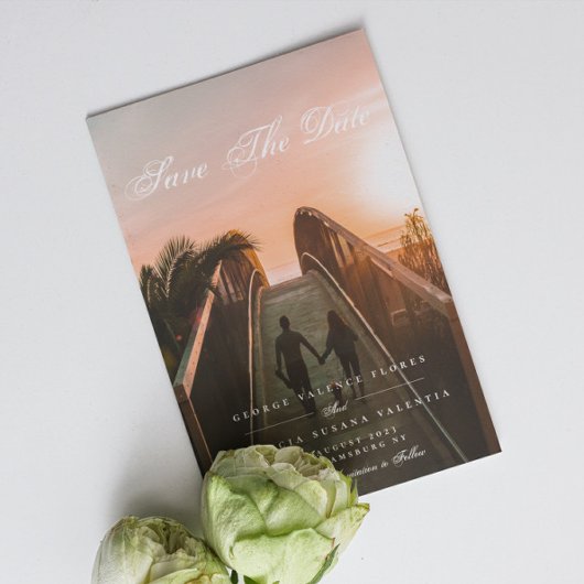 Save The Date Calligraphie formelle Elégante photo