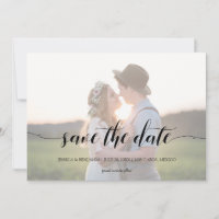 Calligraphie minimale pour mariage photo délavée