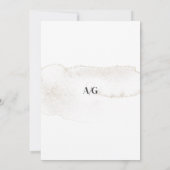 Save The Date Calligraphie moderne (Dos)