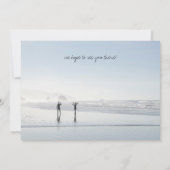 Save The Date Calligraphie moderne Photo Enregistrer la date (Dos)