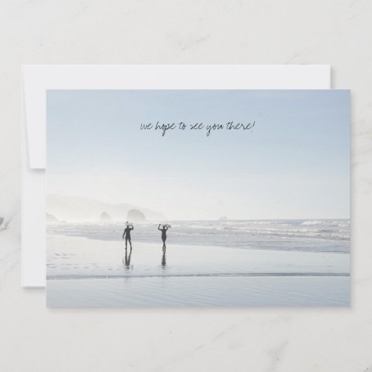 Save The Date Calligraphie moderne Photo Enregistrer la date (Dos)