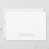 Save The Date Calligraphie Or Delicate 3 Photo Collage (Dos)