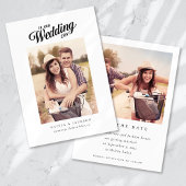 Save The Date Calligraphie Script Mariage photo moderne