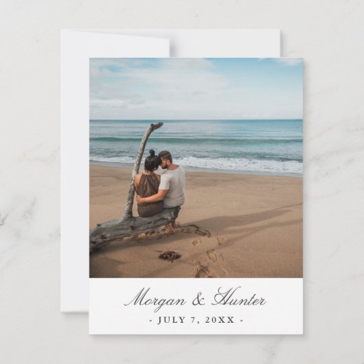 Save The Date Camden Maine Photo Enregistrer la date - Penobscot (Dos)