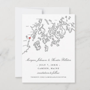 Save The Date Camden Maine Photo Enregistrer la date - Penobscot