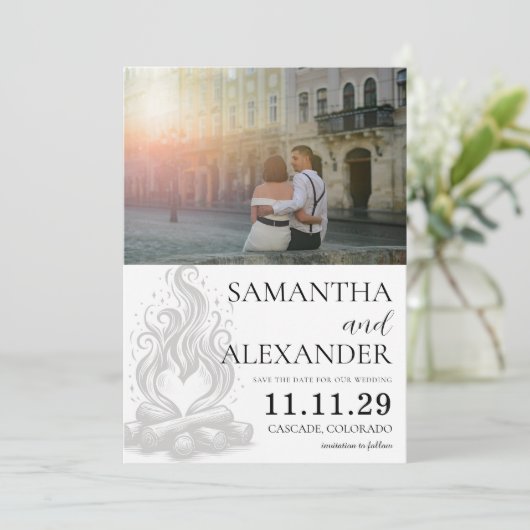 Save The Date Campfire Love (Debout devant)