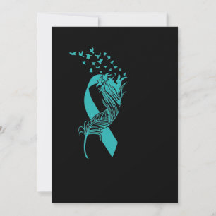 Save The Date Cancer Teal Ribbon