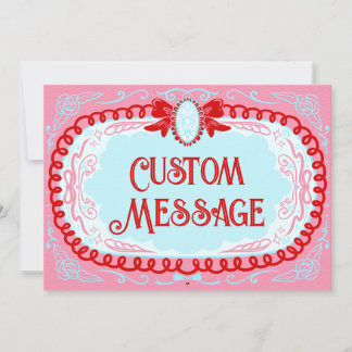Save The Date Candy Cameo Custom