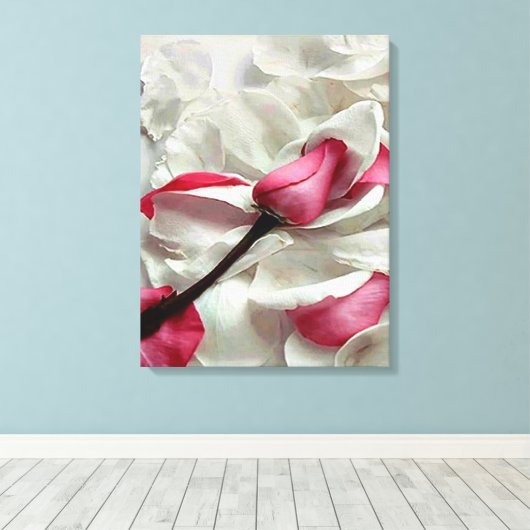 Save the date canvas afdruk (Insitu (Houten vloer))