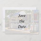 Save The Date Cape May NJ – Restaurant sur Jackson Street (Dos)
