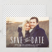 Save The Date Caprice | Annonce de Mise à Jour de Date (Devant / Derrière)