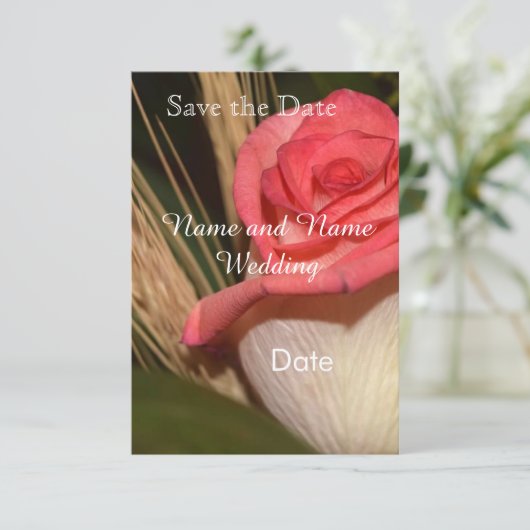 Save the date card (Debout devant)