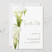 Save the Date Card for a Modern Wedding.  (Devant)