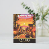 Save The Date Carmel by the sea, Californie, (Debout devant)