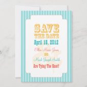 Save The Date Carnaval De L'Ouest - Enregistrer La Date Bleu (Devant)