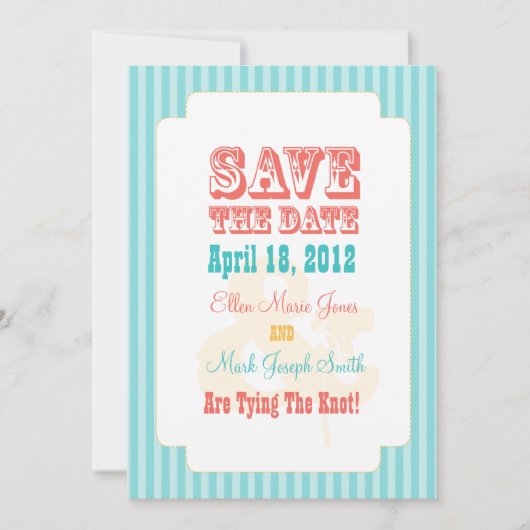 Save The Date Carnaval De L'Ouest - Enregistrer La Date Bleu & C (Devant)