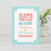 Save The Date Carnaval De L'Ouest - Enregistrer La Date Bleu & C (Debout devant)