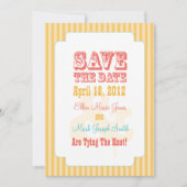 Save The Date Carnaval De L'Ouest - Enregistrer La Date Jaune Et (Devant)