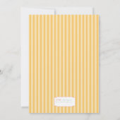 Save The Date Carnaval De L'Ouest - Enregistrer La Date Jaune Et (Dos)