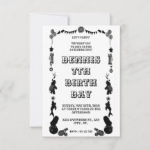 Carnaval festival noir et blanc