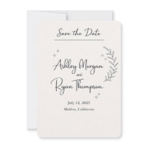 "Carte de mise en vente minimaliste beige"