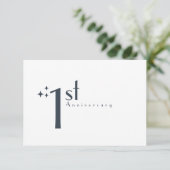 Save The Date Carte/Enveloppes d'anniversaire de la capsule de t (Debout devant)