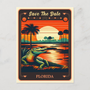 Save the date Carte postale Invitation Floride