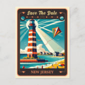 Save the date | Carte postale Invitation New Jerse (Devant)