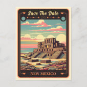 Save the date | Carte postale Invitation Nouveau-M (Devant)