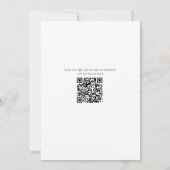 Save The Date Carton de mariage à code QR Lemons Mediterranean S (Dos)