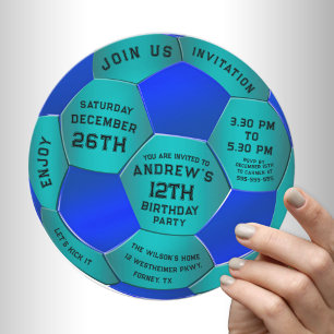 Save The Date Carton d'invitation d'anniversaire avec ballon de