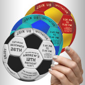 Save The Date Carton d'invitation d'anniversaire avec ballon de 