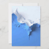 Save The Date Carton d'invitation de mariage artistique à textur (Dos)