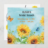 SAVE THE DATE CARTON D'INVITATION PLAT POUR MARIAGE THÈME SOLEIL (Devant / Derrière)