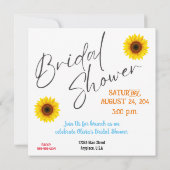 SAVE THE DATE CARTON D'INVITATION PLAT POUR MARIAGE THÈME SOLEIL (Dos)