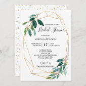 Save The Date Cartons d'invitation de Fête de Mariage à la Peint (Devant / Derrière)