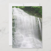 Save The Date Cascade Nature Mariage extérieur Enregistrer la da (Dos)