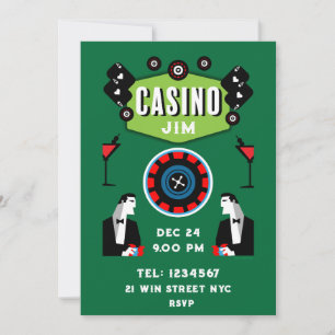 Save The Date Casino Gambling Poker Roulette