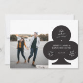 Save The Date Casino Wedding Enregistrer la date (Devant)